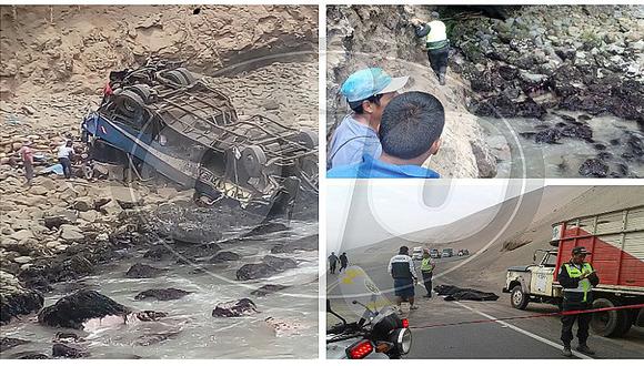 Accidente en Pasamayo: sube a 48 los fallecidos tras caída de bus a abismo (FOTOS Y VIDEOS)