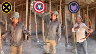 Albañiles impactan en Tiktok por parodiar a los “Avengers” para promocionar su trabajo