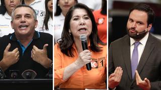 Martha Chávez, Daniel Urresti y Alberto de Belaúnde fueron los más votados en Lima Metropolitana