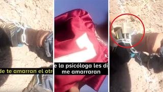 Hallan a niño encadenado por sus padres, lo rescatan y se salva de castigo (VIDEO)