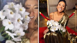 Cathy Sáenz tras tener el bouquet de Ana Siucho: “Se viene el matri” | VIDEO