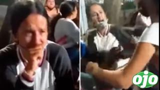 ‘Cría cuervos…’ Niños golpean e insultan a su madre hasta hacerla llorar | VIDEO