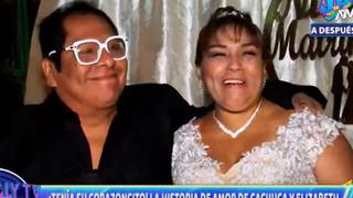 ‘Cachuca’ contrajo matrimonio, pero sus hermanas e hijo no asistieron: “La procesión se lleva por dentro”