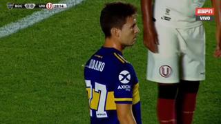 YouTube viral: letra de la camiseta de Boca Juniors se salió durante el partido contra Universitario | VIDEO