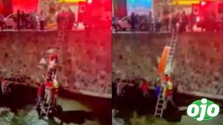 No fue simulacro: Herido se cae de camilla mientras lo subían | VIDEO