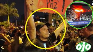 Lucho Cáceres participó en marcha contra Dina Boluarte y manifestantes lo botaron: “¡A la droga dile no!”