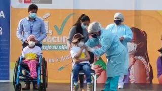 Niños con cáncer son los primeros vacunados contra el COVID-19 en el Perú | VIDEO