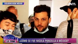 La cara de Nicola Porcella cuando la prensa mexicana le pregunta sobre su "situación legal”