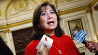 Martha Chávez se disculpa: “Retiro las palabras, pero porque no me quiero prestar a esta campaña”