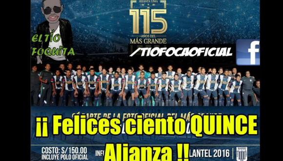 ​Alianza Lima celebra sus 115 años pero los 'trolean' con estos memes