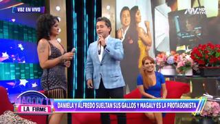 Magaly Medina: su esposo Alfredo Zambrano cantó a capela con Daniela Darcourt la nueva canción que estrenaron juntos