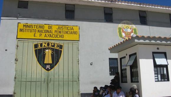 Ayacucho: el sujeto cumplirá el total de su condena en el establecimiento penitenciario de Ayacucho. (Foto: Difusión)