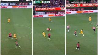 El fallo de Ormeño: perdió el balón, intentó recuperar, pero Tigres igual llegó al gol | VIDEO