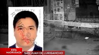 San Juan de Lurigancho: sicario asesina a prestamista cuando cenaba con su pareja | VIDEO 
