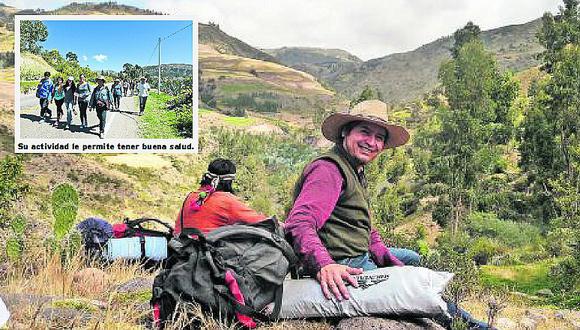 Ayacucho: Juan Cabrera, el promotor de caminatas a innumerables atractivos turísticos  