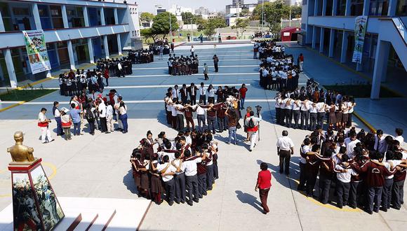 ​Primer simulacro escolar del año se realizó con éxito en todo el Perú