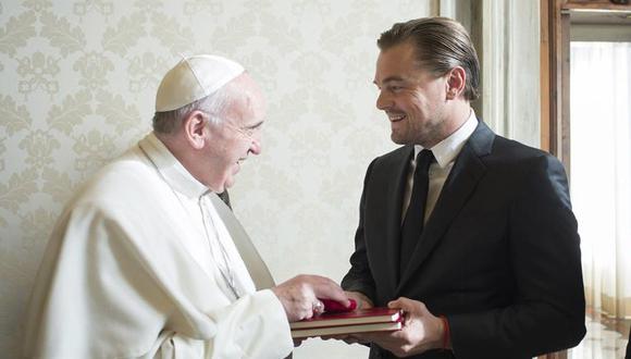 Leonardo DiCaprio fue recibido por el Papa Francisco en el Vaticano [FOTOS]
