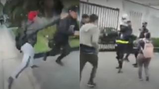 San Isidro: serenos y ambulantes se enfrentaron a puñetazos y patadas durante intervención | VIDEO