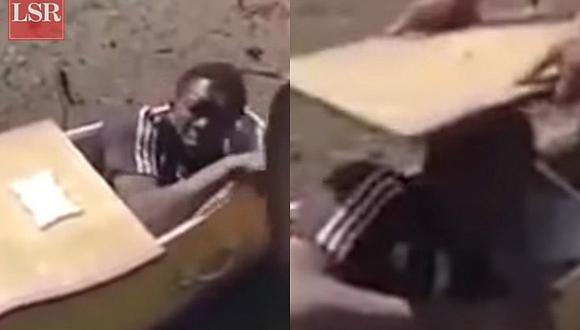 YouTube: encierran a joven en ataúd y lo amenazan con quemarlo (VIDEO)