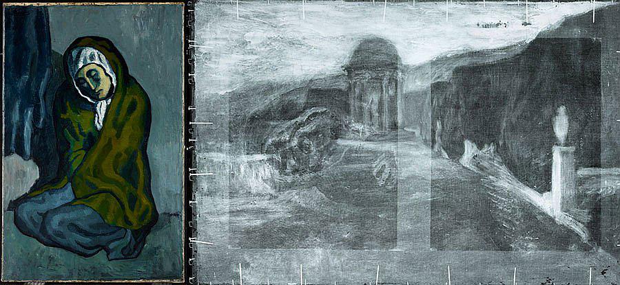 ​Descubren con rayos X una pintura oculta en cuadro de Picasso