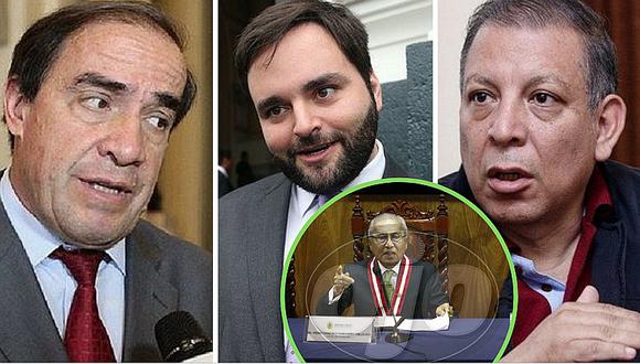 Reacciones de congresistas tras destitución de Vela y Domingo Pérez