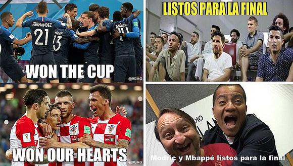 ​Los más divertidos memes que dejó la final de Rusia 2018 entre Francia y Croacia