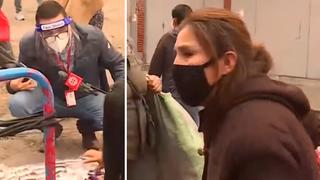 Vendedora confronta a reportero: "El coronavirus va a contagiar a todos y todos vamos a morir” | VIDEO