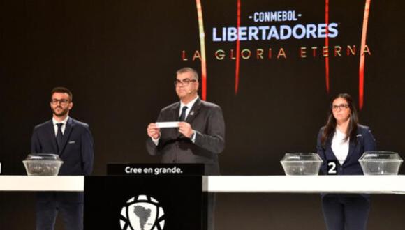 Conembol sorteó grupos de la Copa Libertadores 2024  (Foto: AFP)