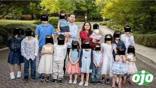 Mujer tiene 16 hijos y todos los nombres de sus hijos empiezan con “C” en honor a su esposo