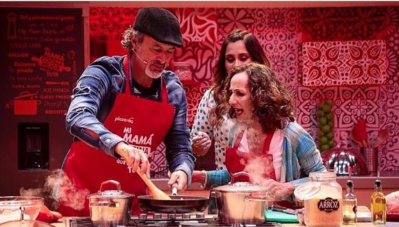 Carlos Alcántara revela que se quemó las manos en 'Mi mamá cocina mejor que la tuya' (FOTOS)