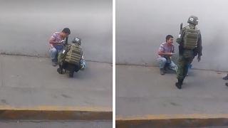 Facebook: el tierno gesto de un soldado mexicano que conmueve a millones (VIDEO)