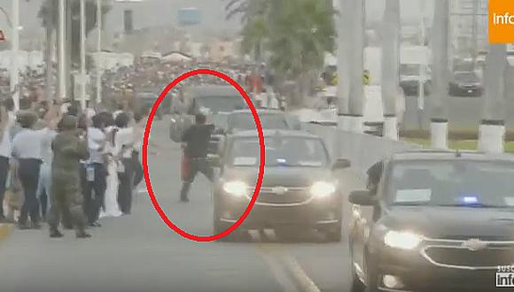 Joven burla seguridad y detiene el auto del papa Francisco (VIDEO)