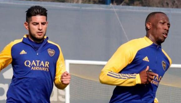 Luis Advíncula y Carlos Zambrano jugaron los 90 minutos ante Racing. (Foto: Boca Juniors)
