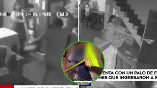 Señito agarra a escobazos a rateros y estos huyen de su vivienda en Puente Piedra (VIDEO)