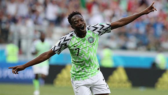 Nigeria se impone con 2 goles de Musa a Islandia (EN VIVO)
