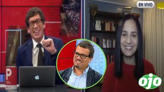 Sigrid Bazán confunde a Jaime Chincha con Christian Hudtwalcker y no pasa desapercibido | VIDEO