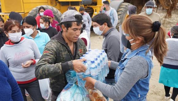 Áncash: efectúan cruzada para ayudar a damnificados por incendio en Nuevo Chimbote (Foto difusión)
