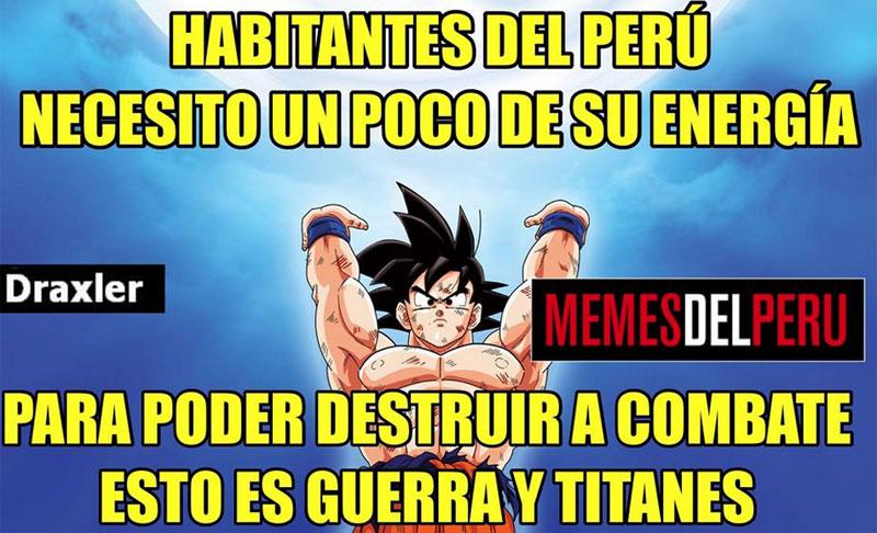 Memes: Piden que Gokú cancele Esto Es Guerra, Combate y Titanes [FOTOS] 