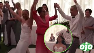 Recién casados se rapan la cabeza para solidarizarse con madre de la novia con cáncer | VIDEO