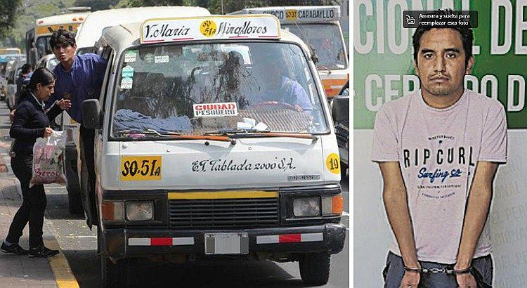 Cobrador de combi extorsionaba a su ex y amenazaba con matar a su nueva pareja