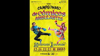Diez cómicos peruanos se batirán en un duelo de humor  en el Teatro Plaza Norte