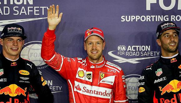 ​Fórmula 1: Sebastian Vettel logra pole position en Singapur (VIDEO)