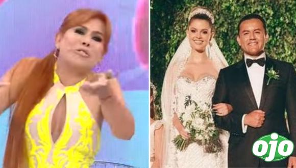 Magaly Medina se niega a rajar de la boda de Brunella Horna | Imagen compuesta 'Ojo'