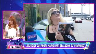 Leslie Shaw le responde a Mario Hart tras críticas: “pena me da él, pobrecita Korina”  (VIDEO)