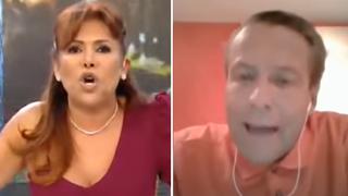 Magaly se pelea con Alfredo Adame en vivo: Actor la tilda de ‘ignorante’ y ella le dijo ‘machista’