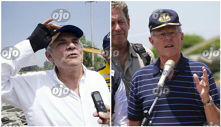 Luis Castañeda Lossio: así llamó a PPK tras cuestionarlo por caída de puente 