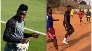 Arquero de Camerún viajó a su país a jugar un partido tras ser separado del Mundial | VIDEO