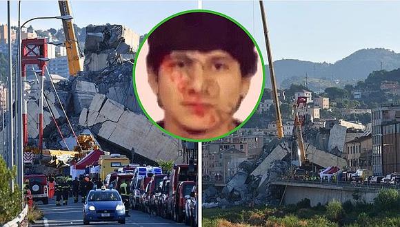 ​Confirman la muerte de un peruano en caída de puente en Italia
