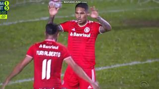 Paolo Guerrero anotó luego de ocho meses en la goleada de Inter de Porto Alegre | VIDEO