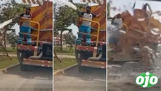 Llamó “vago” a un trabajador y terminó con un autolavado gratis | VIDEO